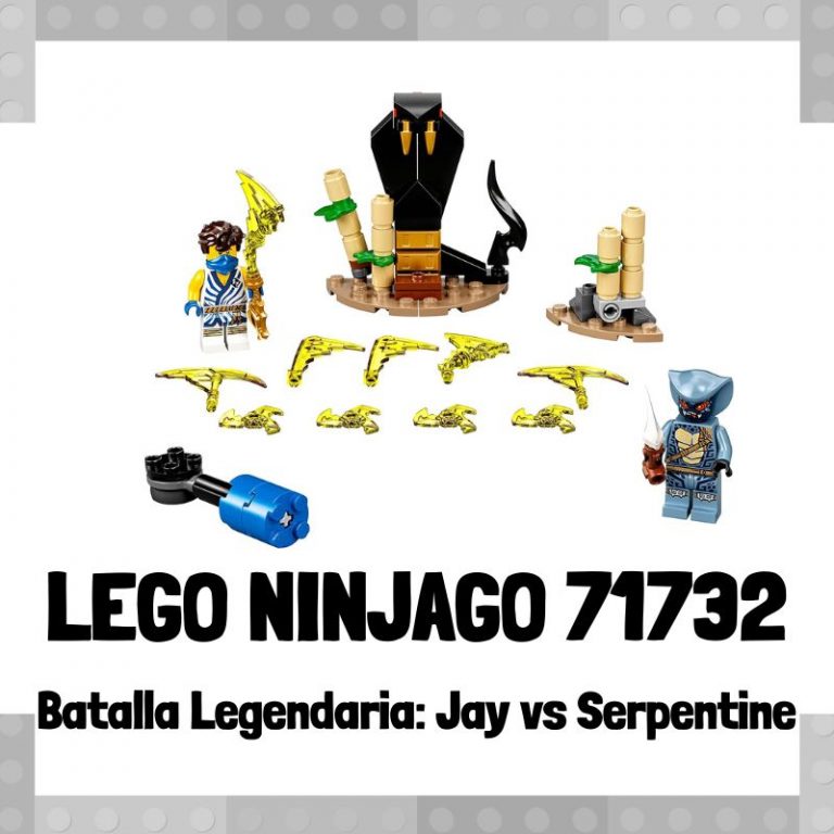 Lee mÃ¡s sobre el artÃ­culo Set de LEGO 71732 de Batalla legendaria: Jay vs Serpentine de LEGO Ninjago