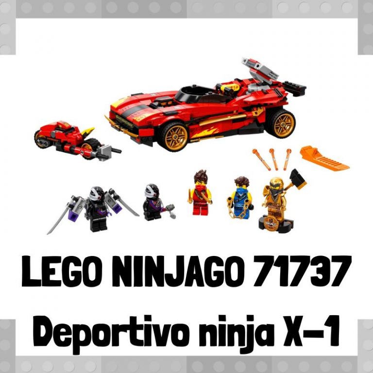 Lee más sobre el artículo Set de LEGO 71737 de Deportivo Ninja X-1 de LEGO Ninjago