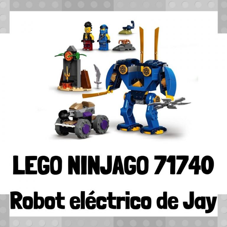 Lee mÃ¡s sobre el artÃ­culo Set de LEGO 71740 de Robot elÃ©ctrico de Jay de LEGO Ninjago