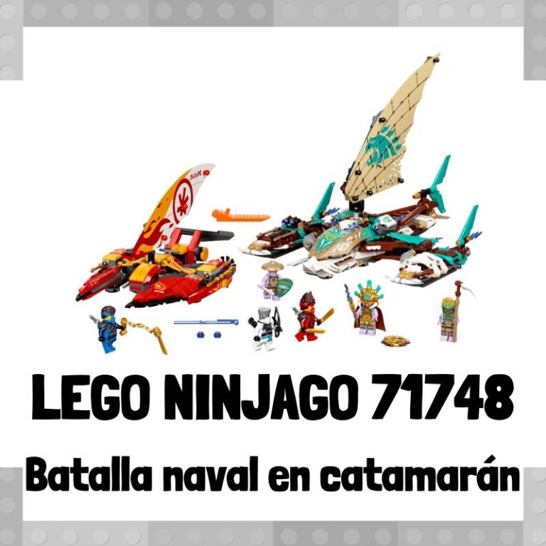 Lee más sobre el artículo Set de LEGO 71748 de Batalla naval en catamarán de LEGO Ninjago