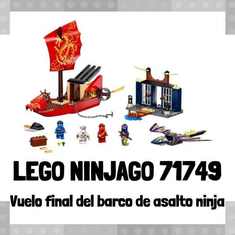 Lee más sobre el artículo Set de LEGO 71749 de Vuelo final del barco de asalto ninja de LEGO Ninjago