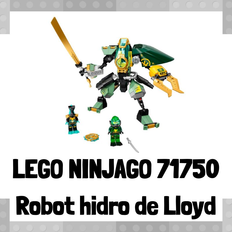 Lee mÃ¡s sobre el artÃ­culo Set de LEGO 71750 de Robot Hidro de Lloyd de LEGO Ninjago