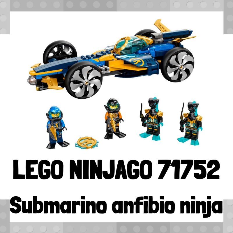Lee mÃ¡s sobre el artÃ­culo Set de LEGO 71752 de Submarino anfibio ninja de LEGO Ninjago