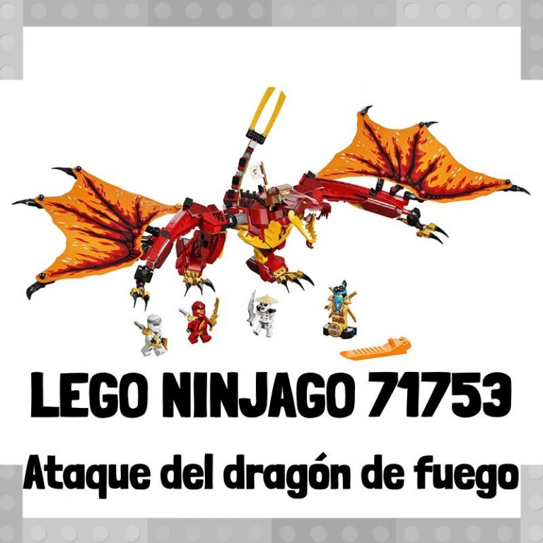Lee mÃ¡s sobre el artÃ­culo Set de LEGO 71753 de Ataque del dragÃ³n de fuego de LEGO Ninjago