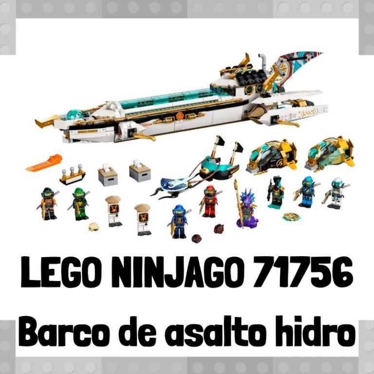 Lee más sobre el artículo Set de LEGO 71756 de Barco de asalto Hidro de LEGO Ninjago