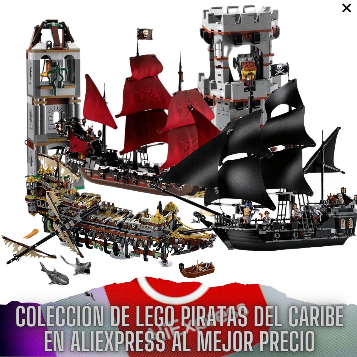 Lego Piratas Del Caribe En Aliexpress