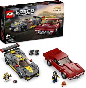 Lego Speed Champions 76903 De Deportivo Chevrolet Corvette C8r Y Chevrolet Corvette De 1969 De Lego Speed Champions