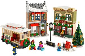 Lego De Calle Principal En Navidad 10308