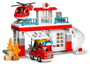 Lego De Parque De Bomberos Y Helicóptero 10970 De Lego Duplo 2