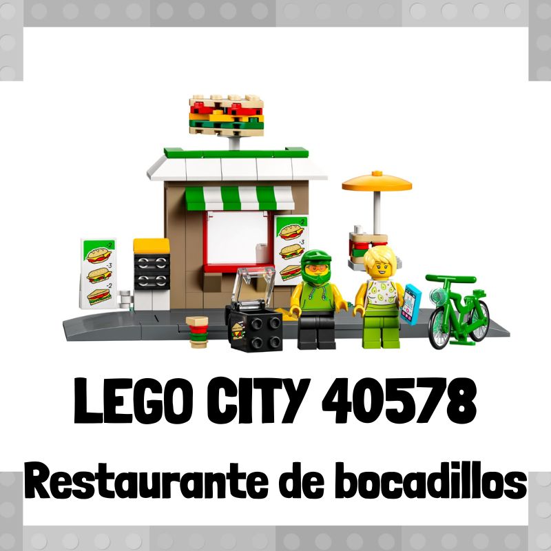Lee mÃ¡s sobre el artÃ­culo Set de LEGO City 40578 Restaurante de Bocadillos