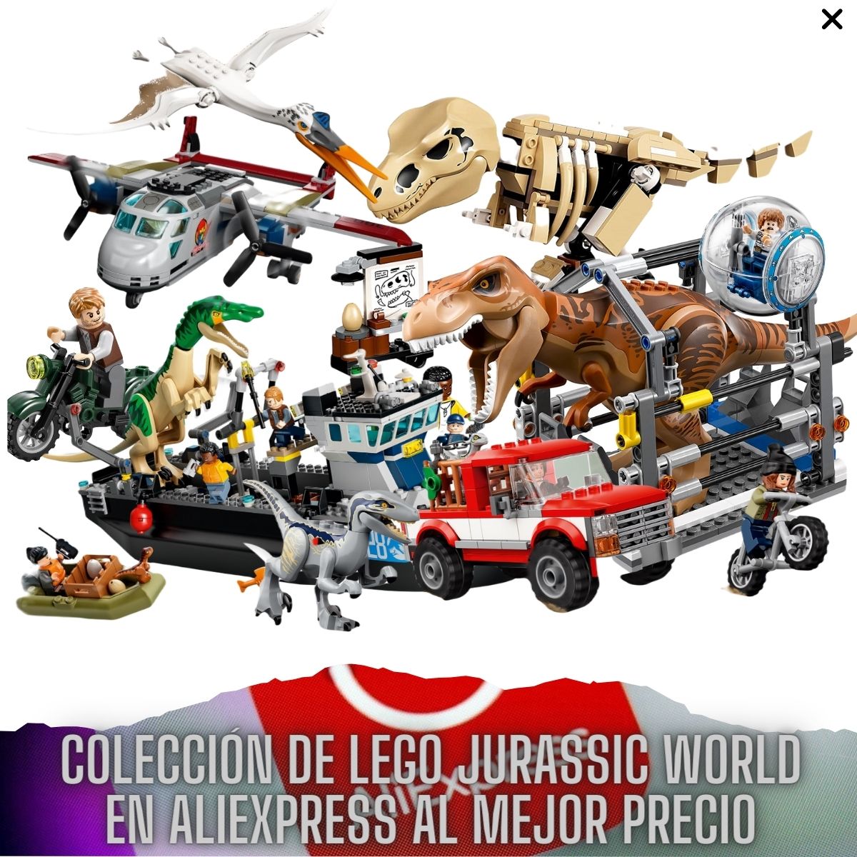 LEGO Jurassic World en aliexpress