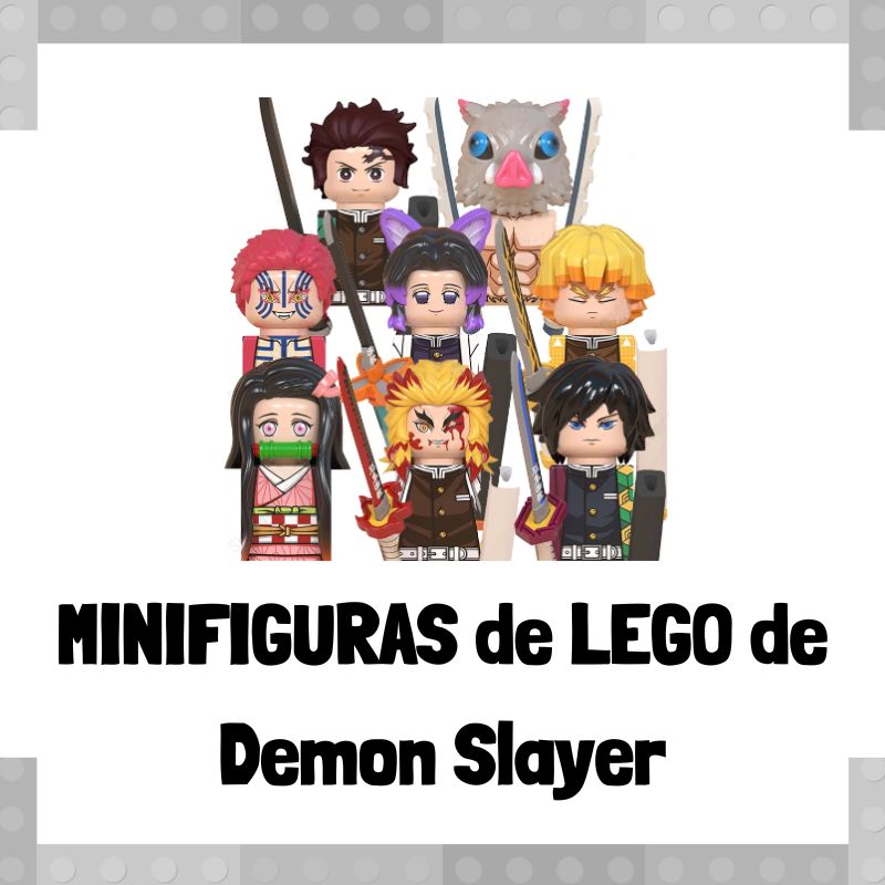 Minifiguras de LEGO de Demon Slayer - Minifiguras baratas de LEGO en Aliexpress