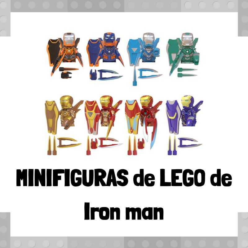 Minifiguras de LEGO de Iron man de Marvel - Minifiguras baratas de LEGO en Aliexpress
