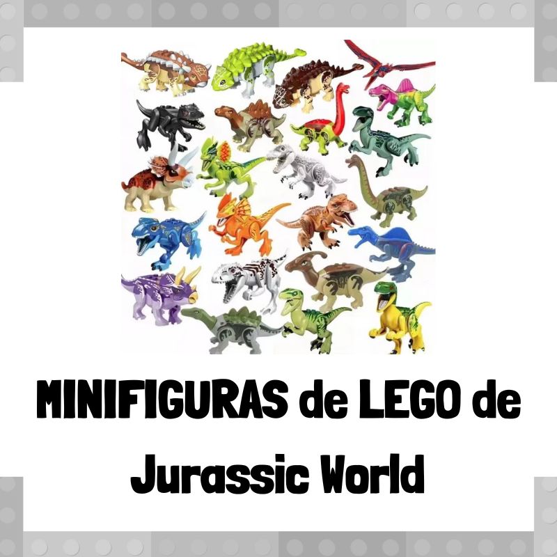 Minifiguras de LEGO de Jurassic World - Minifiguras baratas de LEGO en Aliexpress