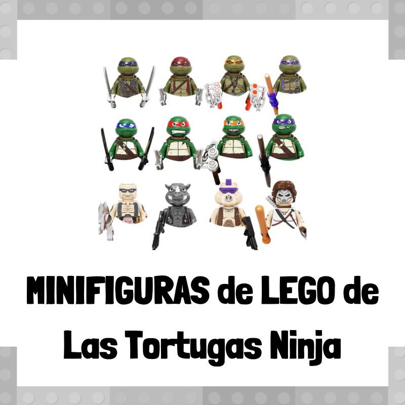 Minifiguras de LEGO de las Tortugas Ninja - Minifiguras baratas de LEGO en Aliexpress