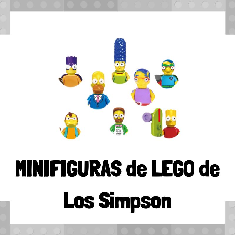 Minifiguras de LEGO de los Simpson - Minifiguras baratas de LEGO en Aliexpress