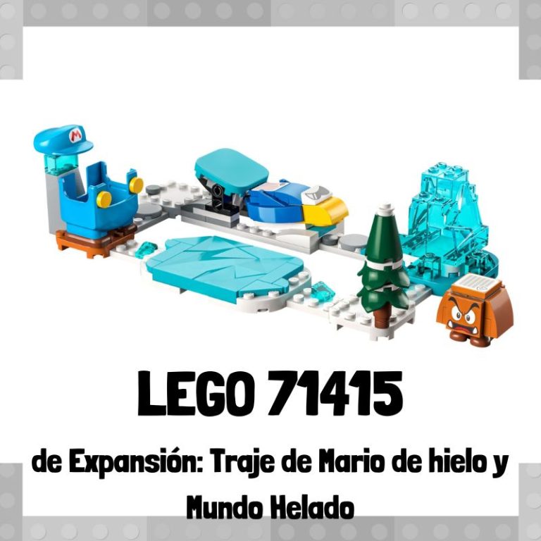 Lee más sobre el artículo Set de LEGO 71415 de Expansión: Traje de Mario de hielo y Mundo Helado de Super Mario