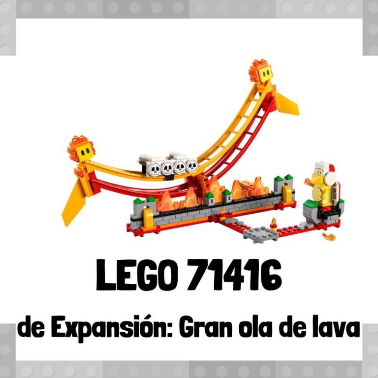 Lee m谩s sobre el art铆culo Set de LEGO 71416 de Expansi贸n: Gran ola de lava de Super Mario
