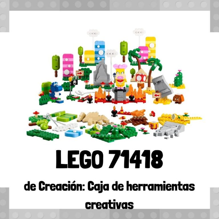 Lee m谩s sobre el art铆culo Set de LEGO 71418 de Creaci贸n: Caja de herramientas creativas de Super Mario