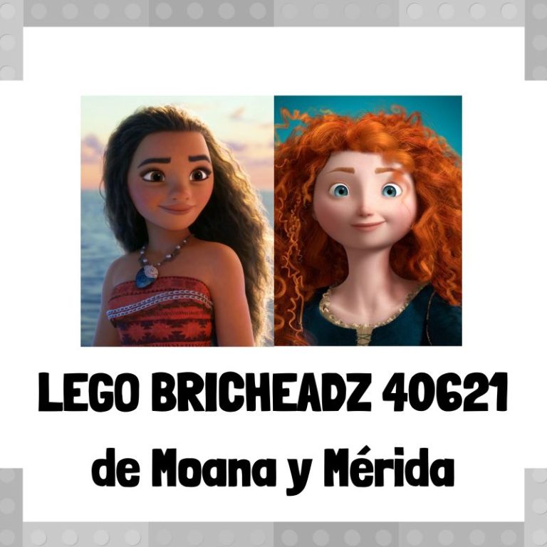 Lee mÃ¡s sobre el artÃ­culo Figura de LEGO Brickheadz 40621 de Moana y MÃ©rida