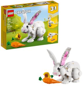 Lego 31133 De Conejo Blanco 3 En 1