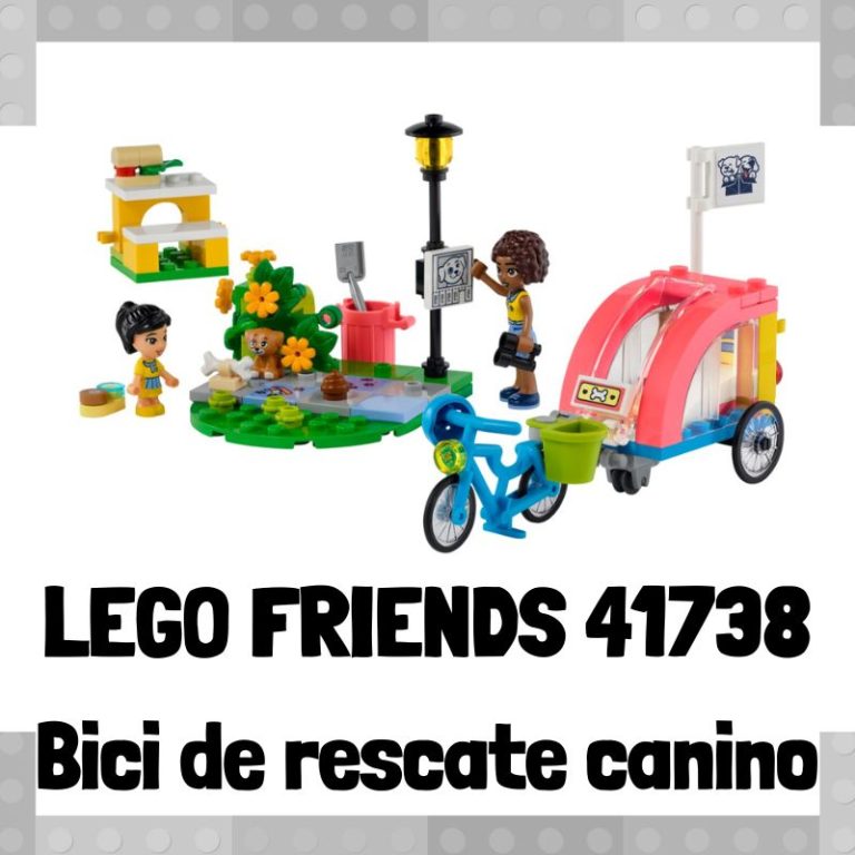 Lee más sobre el artículo Set de LEGO 41738 de Bici de rescate canino de LEGO Friends