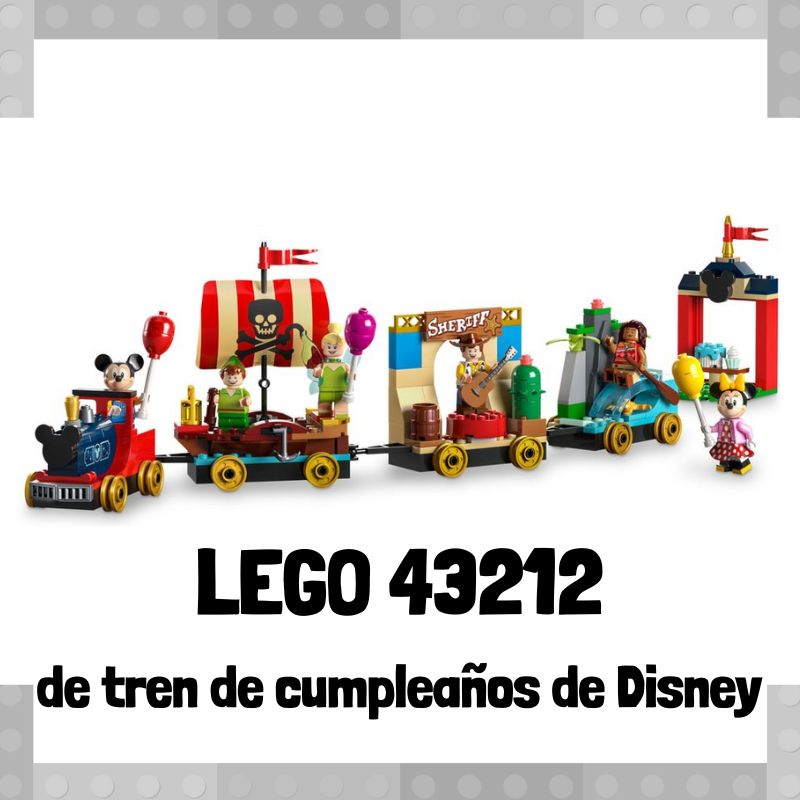 Lee más sobre el artículo Set de LEGO 43212 de Tren de cumpleaños de LEGO Disney
