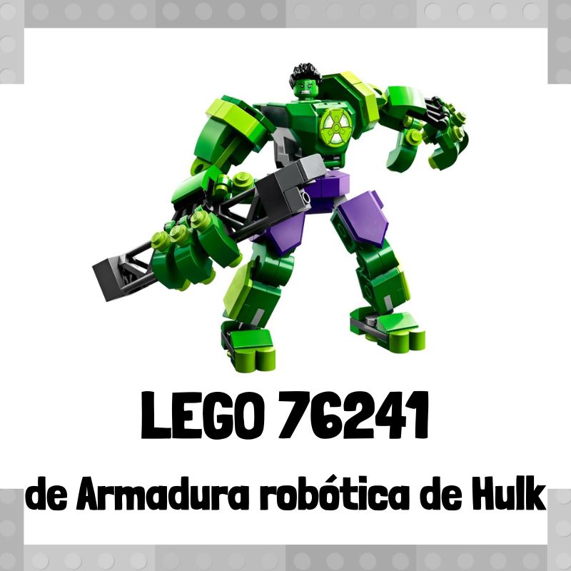Lee mÃ¡s sobre el artÃ­culo Set de LEGO 76241 de Armadura robÃ³tica de Hulk de Marvel