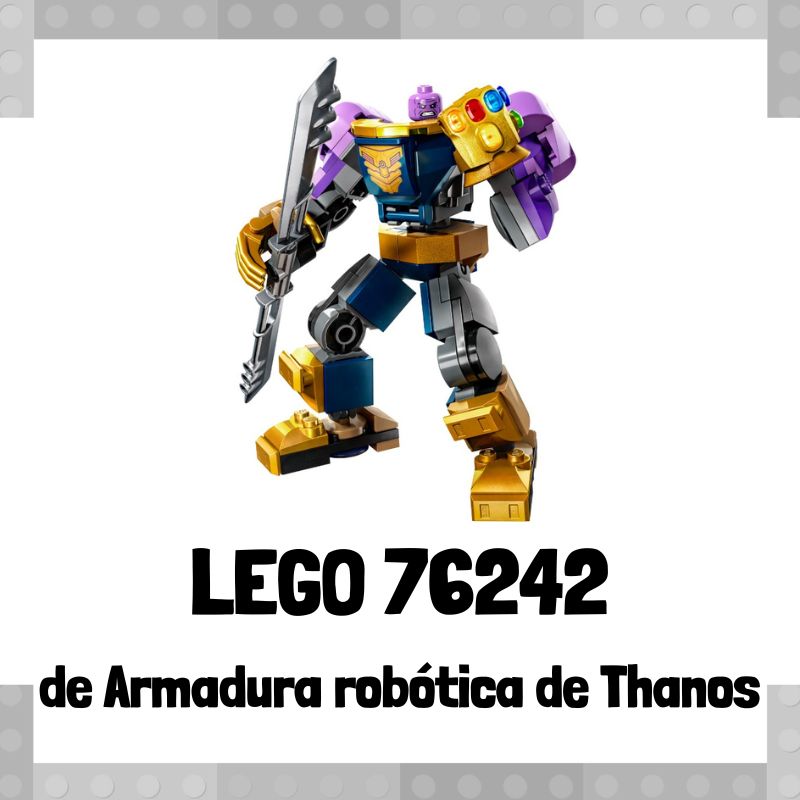 Lee m谩s sobre el art铆culo Set de LEGO 76242 de Armadura rob贸tica de Thanos de Marvel
