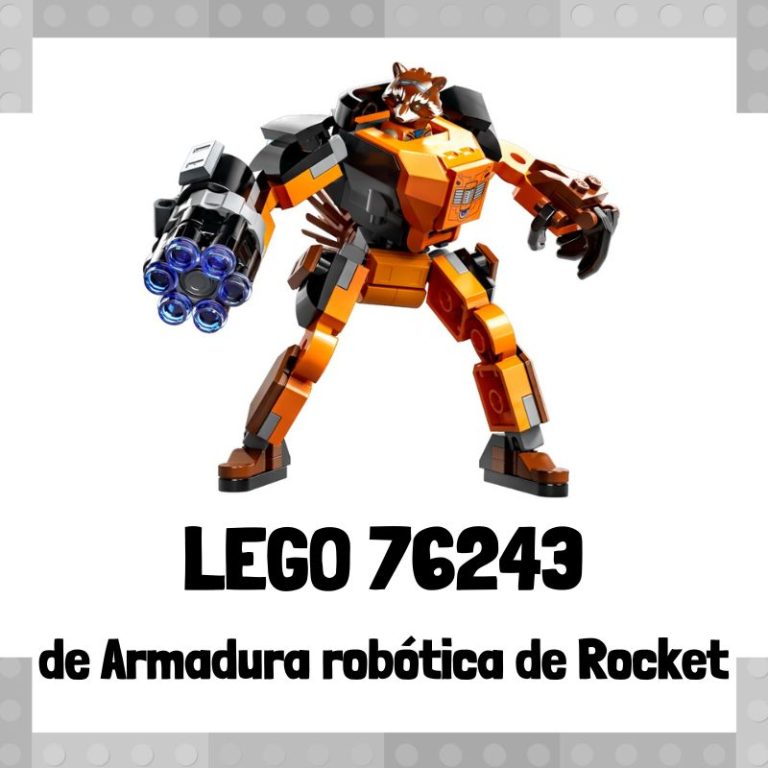 Lee más sobre el artículo Set de LEGO 76243 de Armadura robótica de Rocket de Marvel
