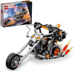 Lego 76245 De Motorista Fantasma Con Moto De Lego Marvel Mech Armor