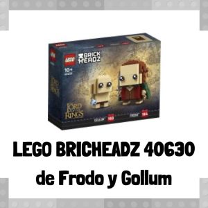 LEGO Brickheadz 40630 de Frodo y Gollum de The Lord of the Rings - El señor de los anillos - Figura de LEGO Brickheadz