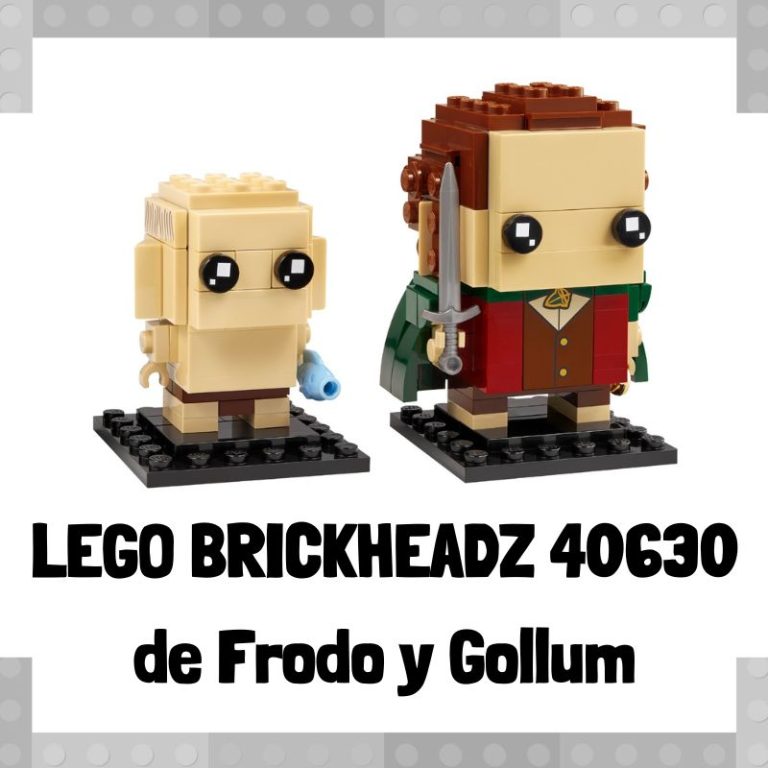 Lee más sobre el artículo Figura de LEGO Brickheadz 40630 de Frodo y Gollum