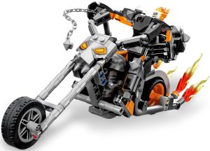 Lego De Motorista Fantasma Con Moto De Marvel 76245