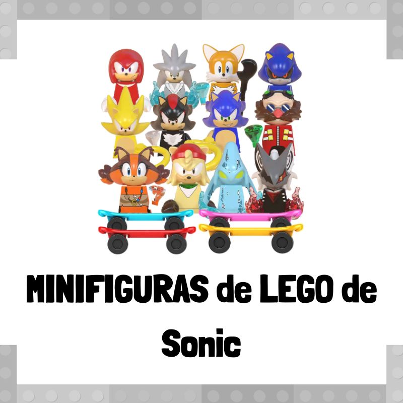 Minifiguras de LEGO de Sonic - Minifiguras baratas de LEGO en Aliexpress