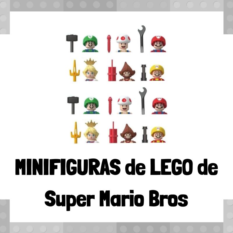Minifiguras de LEGO de Super Mario Bros - Minifiguras baratas de LEGO en Aliexpress