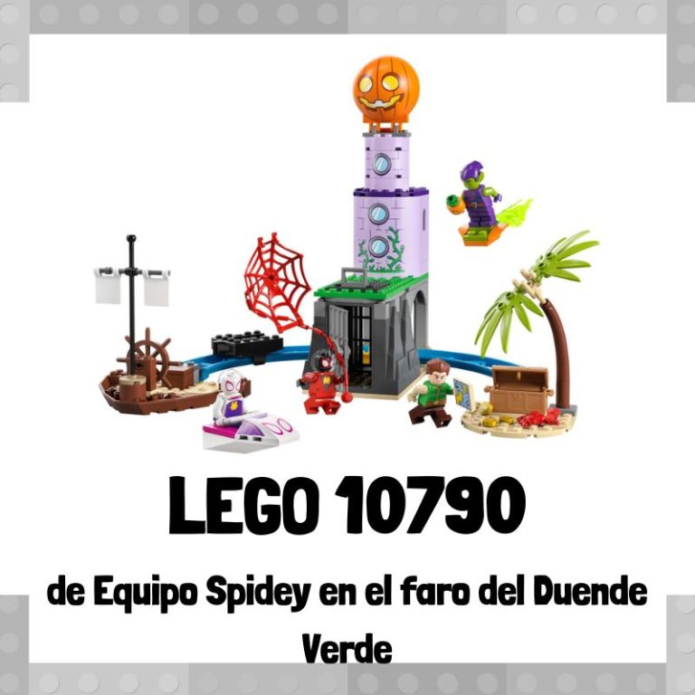 Lee más sobre el artículo Set de LEGO 10790 de Equipo Spidey en el faro del Duende Verde de Marvel
