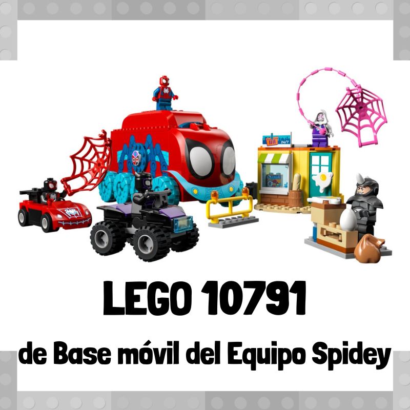 Lee mÃ¡s sobre el artÃ­culo Set de LEGO 10791 de Base mÃ³vil del Equipo Spidey de Marvel