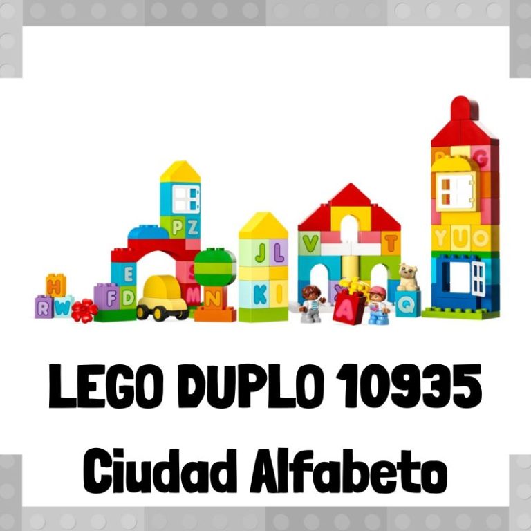 Lee más sobre el artículo Set de LEGO 10935 de Ciudad alfabeto de LEGO Duplo