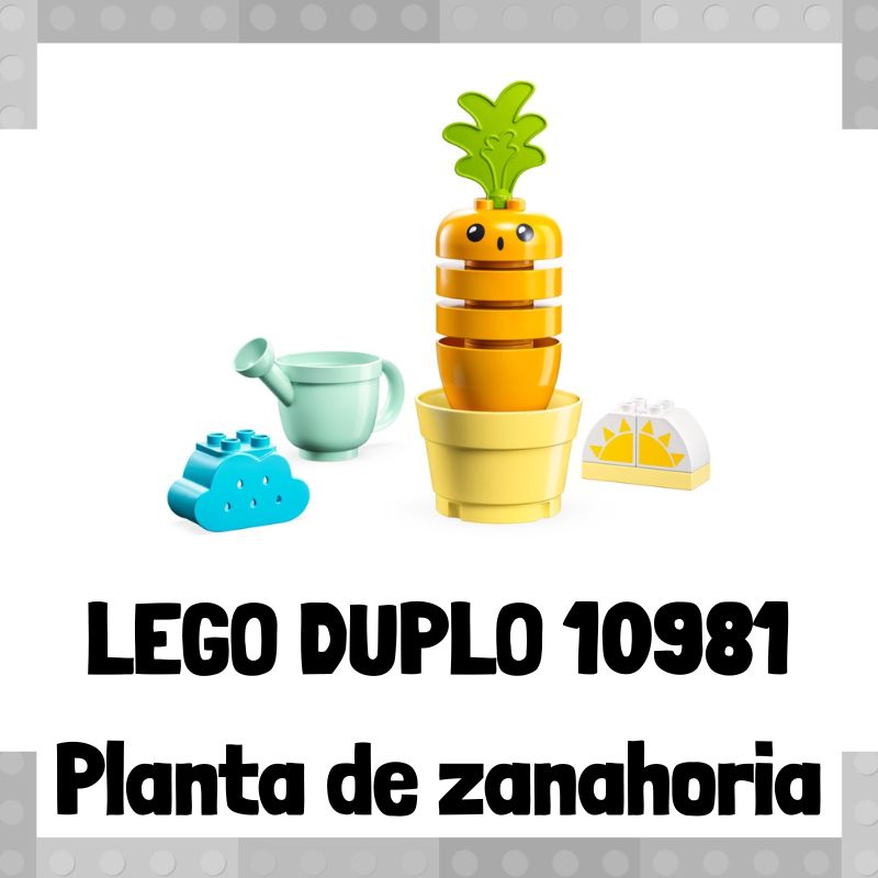 Lee mÃ¡s sobre el artÃ­culo Set de LEGO 10981 de Planta de zanahoria de LEGO Duplo