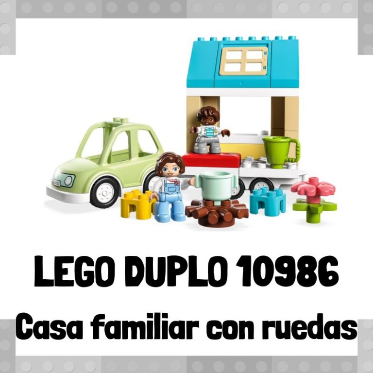 Lee m谩s sobre el art铆culo Set de LEGO 10986 de Casa familiar con ruedas de LEGO Duplo