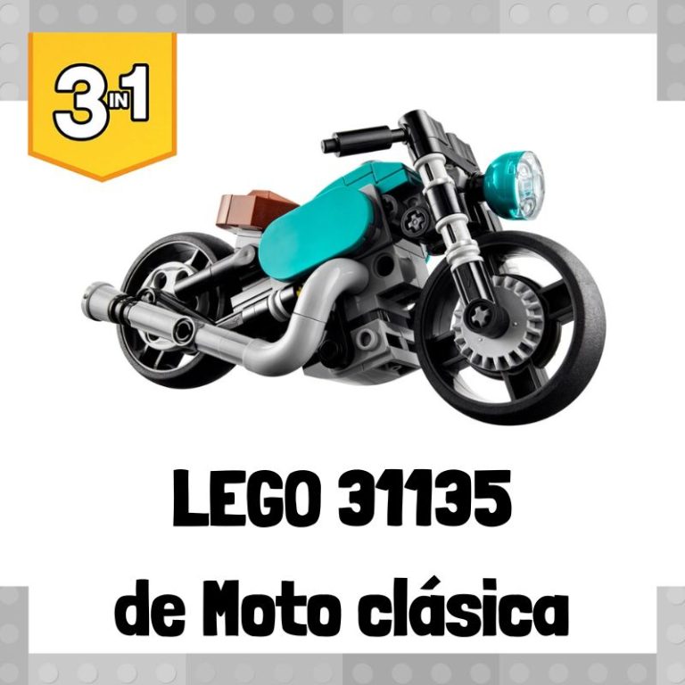 Lee más sobre el artículo Set de LEGO 31135 3 en 1 de Moto clásica