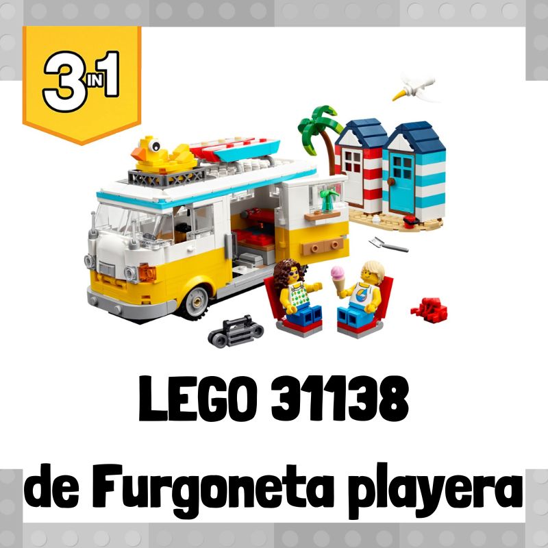 Lee mÃ¡s sobre el artÃ­culo Set de LEGO 31138 3 en 1 de Furgoneta playera