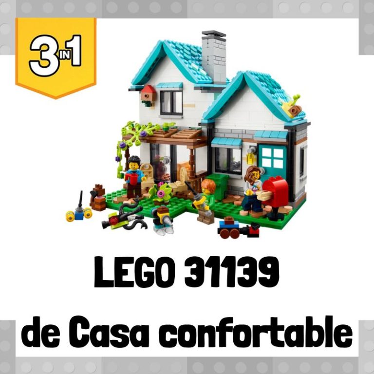 Lee más sobre el artículo Set de LEGO 31139 3 en 1 de Casa confortable