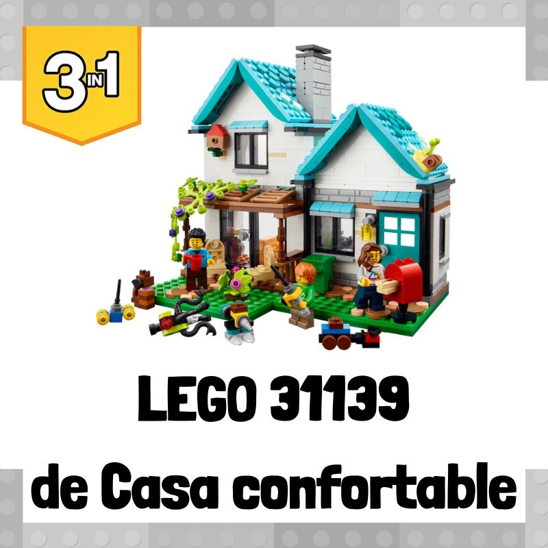 Lee mÃ¡s sobre el artÃ­culo Set de LEGO 31139 3 en 1 de Casa confortable