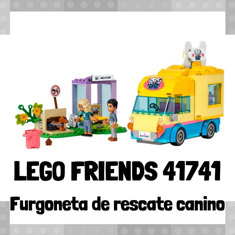 Lee mÃ¡s sobre el artÃ­culo Set de LEGO 41741 de FurgonetaÂ de rescate canino de LEGO Friends