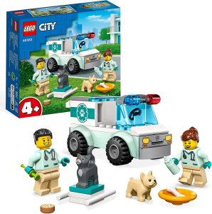 Lego 60382 De Furgoneta Veterinaria De Rescate De Lego City