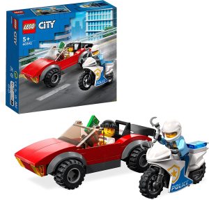 Lego 60392 De Moto De Policía Y Coche A La Fuga De Lego City