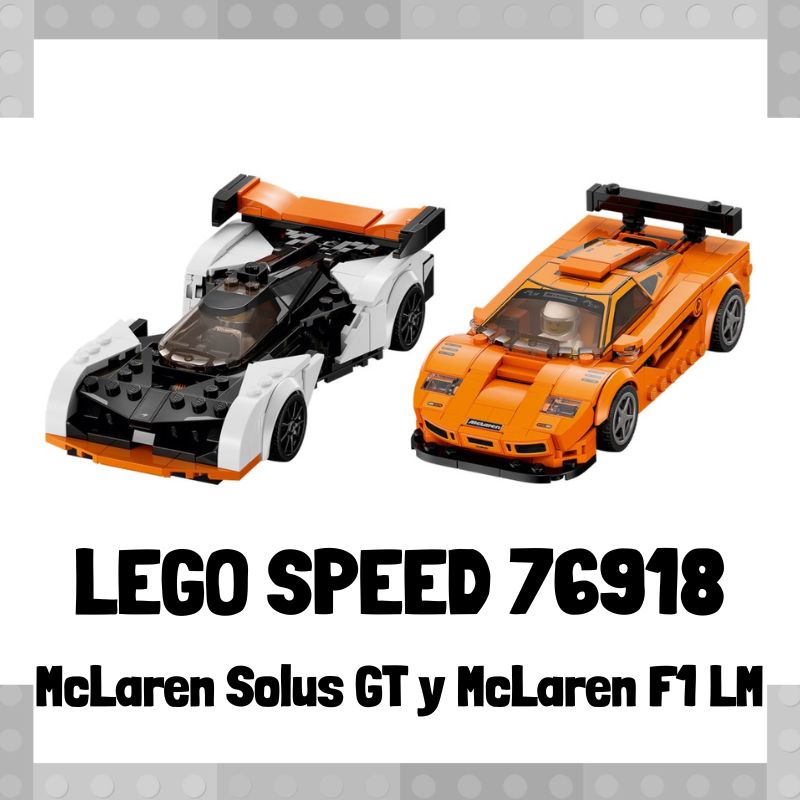 Lee mÃ¡s sobre el artÃ­culo Coche de LEGO 76918 de McLaren Solus GT y McLaren F1 LM de LEGO Speed Champions