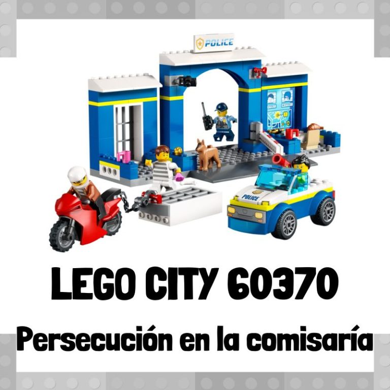 Lee más sobre el artículo Set de LEGO City 60370 Persecución en la comisaría de policía